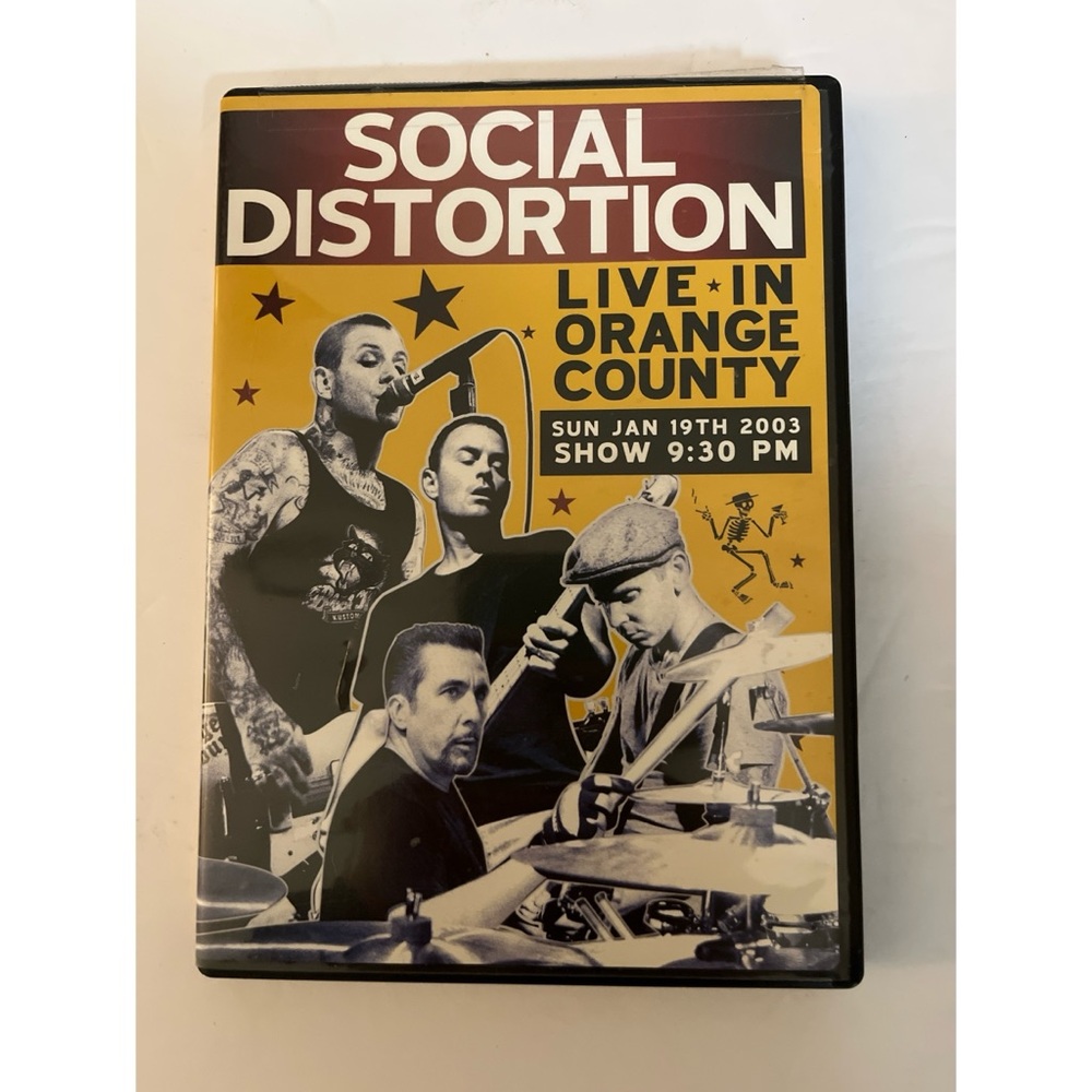 Social Distortion Live in Orange County DVD 2003